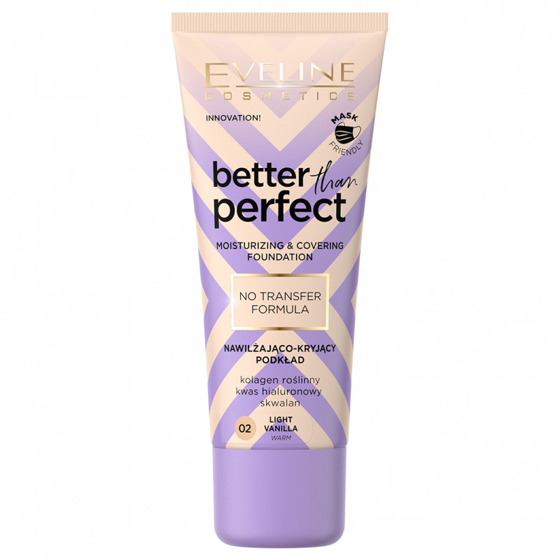 Тональная основа Better Than Perfect, тон 02 light vanilla от Eveline Cosmetics + 1