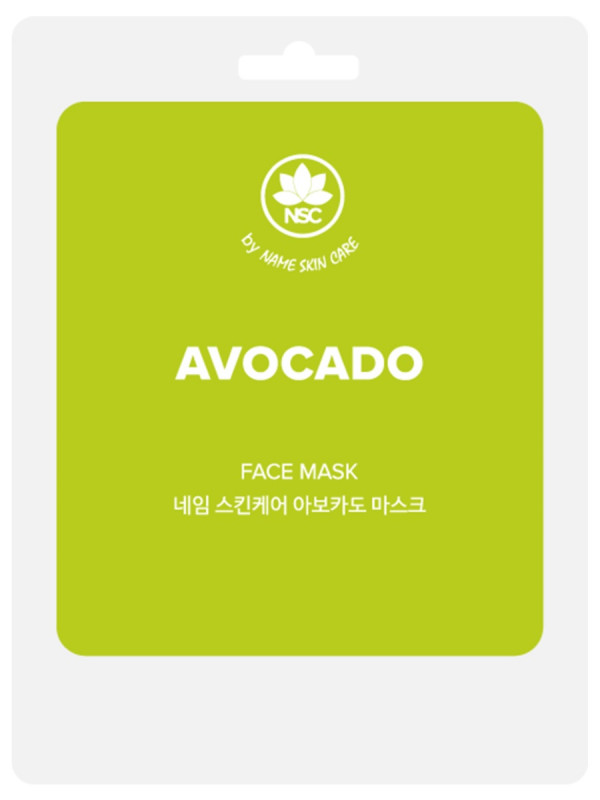 Тканевая маска для лица Авокадо Name Skin Care 22г от NSC + 1