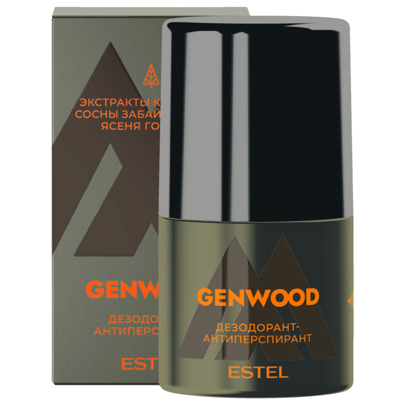 Alpha Дезодорант-антиперспирант мужской Genwood 50мл от Estel + 1