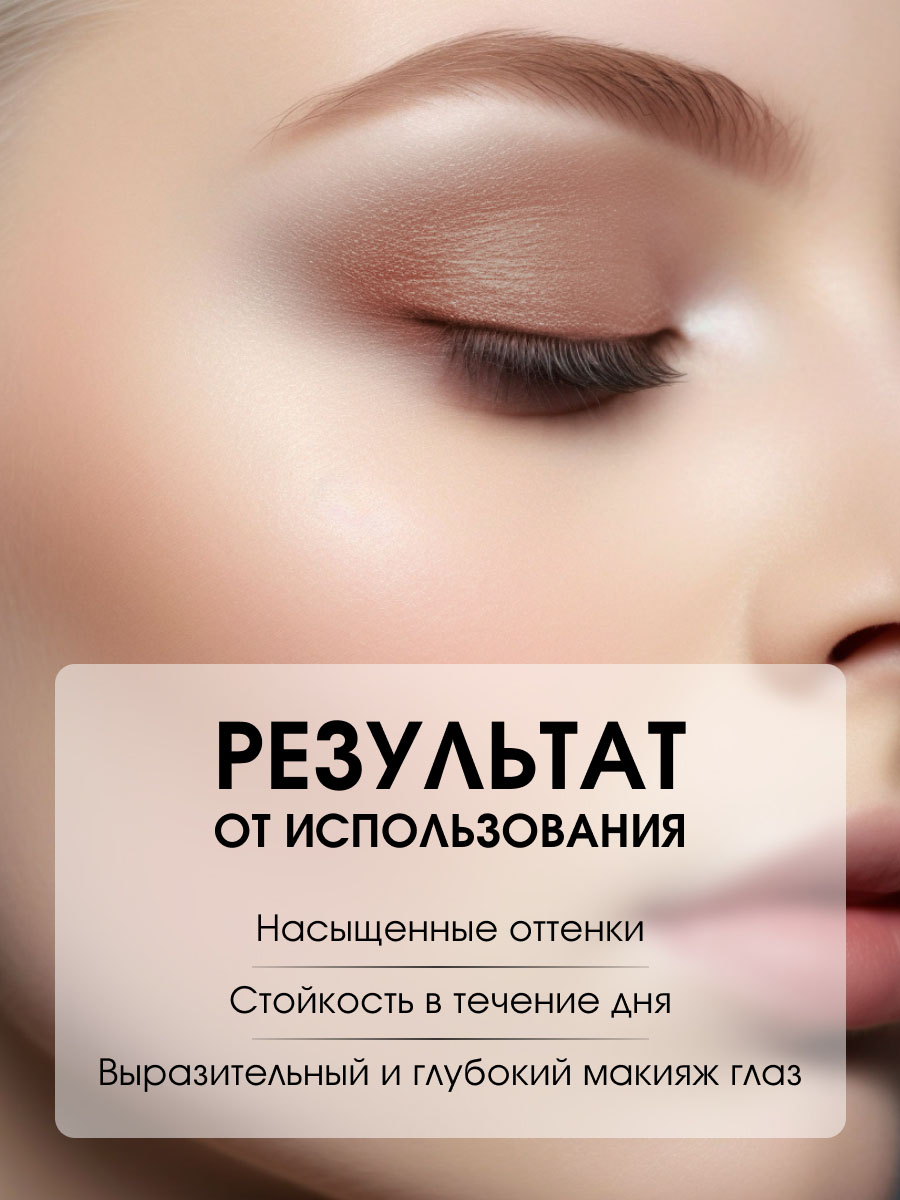 Тени для век Nude, тон 903 бежево-коричневый, кофе с молоком, ирис, оливковый, шоколад, черный от Kiki + 6