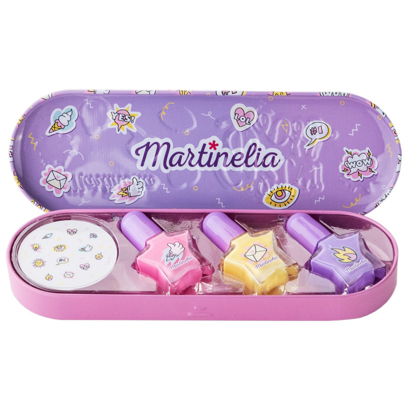 Набор для ногтей в жестяной банке от Martinelia + 1