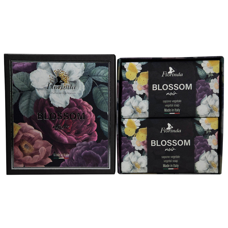 Набор мыла Черные цветы Blossom Noir 2*200г от Florinda + 1
