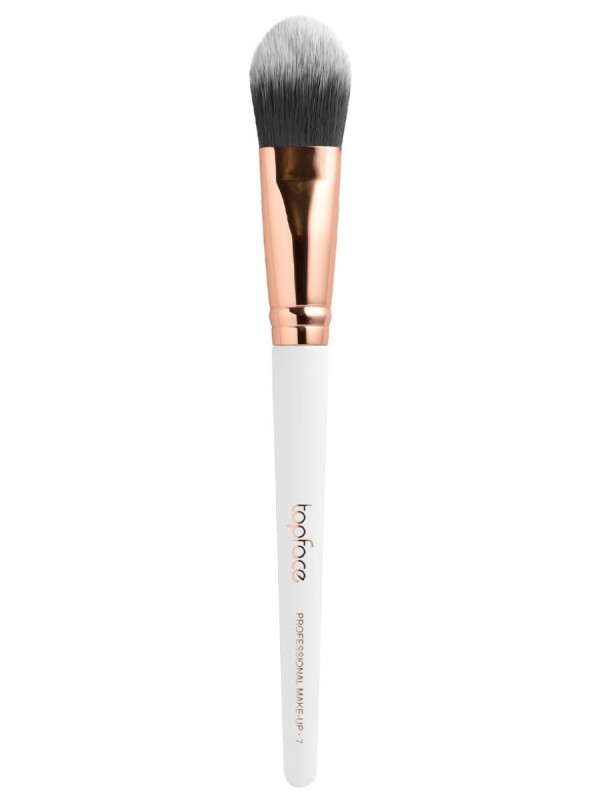 Кисть для основы плоская Flat Foundation Brush F07 от TopFace + 1