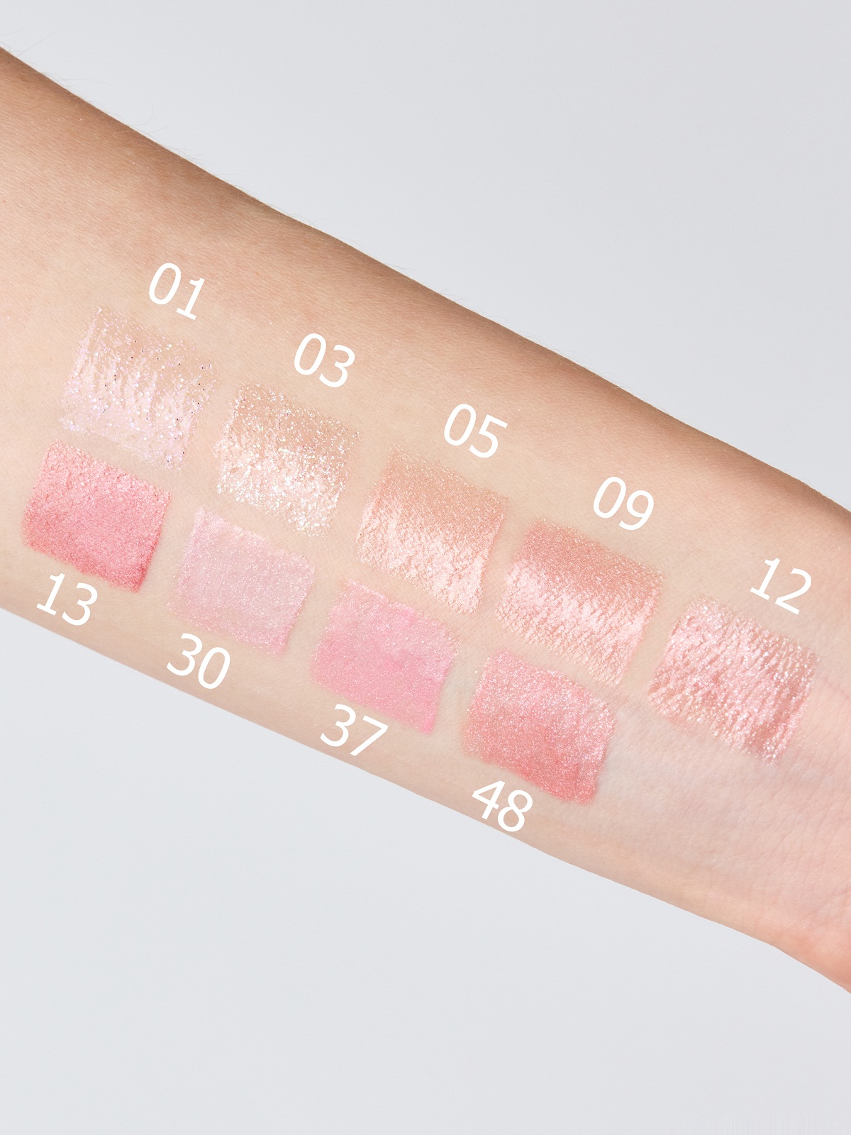 Жидкая Помада-блеск для губ Crystal Shine, тон 12 северное сияние от TF cosmetics + 4