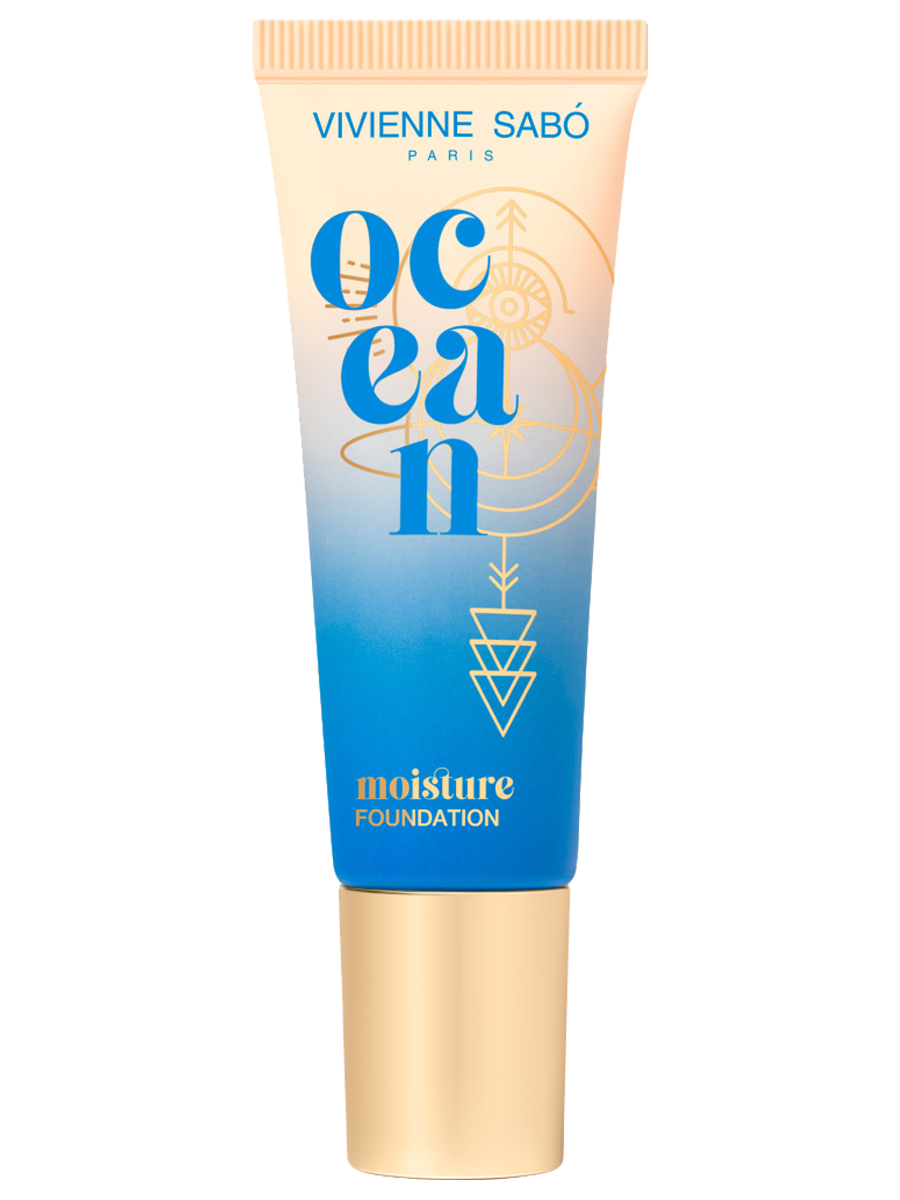 Увлажняющий Тональный крем Ocean, тон 03 темно-бежевый от Vivienne Sabo + 3