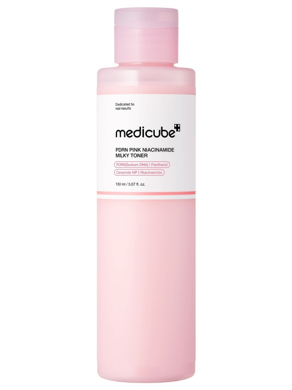 Тонер молочный с ПДРН и ниацинамидом PDRN Pink Niacinamide Milky Toner 150мл от Medicube + 1