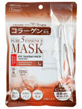 Pure 5 Essential Курс тканевых масок для лица с коллагеном 7шт
