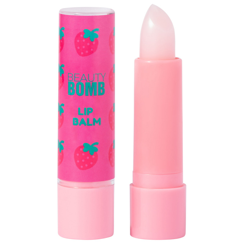Бальзам для губ Bla-bla-balm, тон 01 клубника от Beauty Bomb + 1