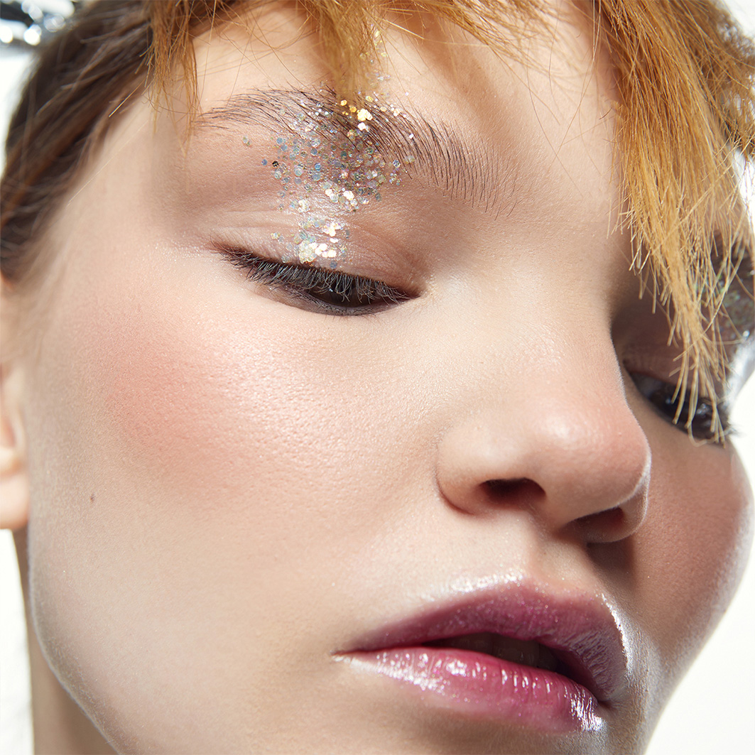Глиттер на гелевой основе Glitter Dose, тон 02 серебряный от Influence Beauty + 6