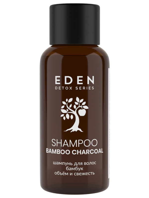 Detox Шампунь для волос Bamboo Charcoal 30мл от EDEN + 1