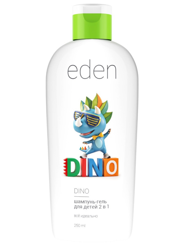 Dino Шампунь-гель для детей Все идеально 2в1 250мл  от EDEN + 1