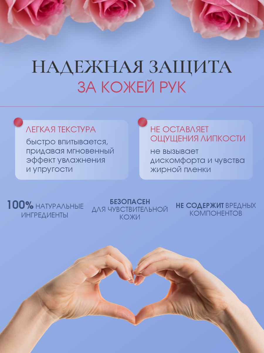 Крем для рук 75мл от Rose of Bulgaria + 5