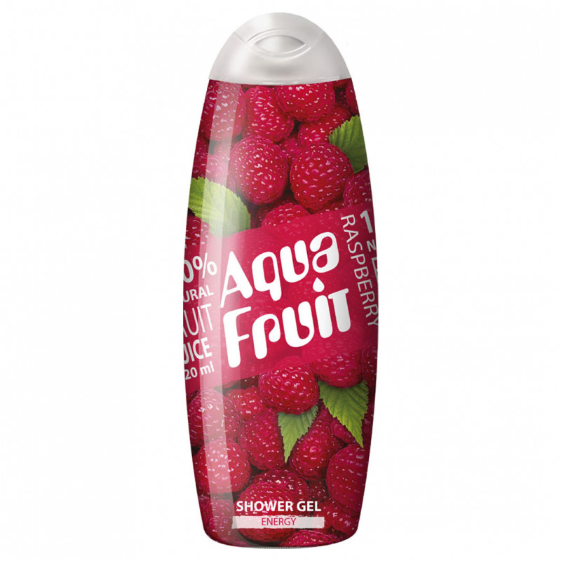 Гель для душа Малина Energy 420мл от Aquafruit  + 1