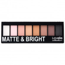 Matte & Bright Палетка теней для век, тон 01 серо-бежевые тона