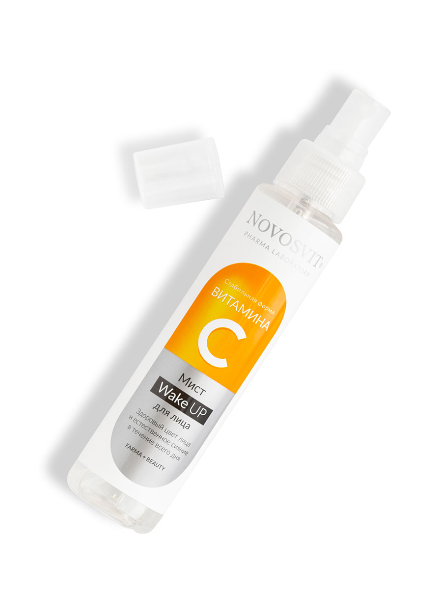 Мист для лица с витамином C Wake UP 100мл от Novosvit + 2