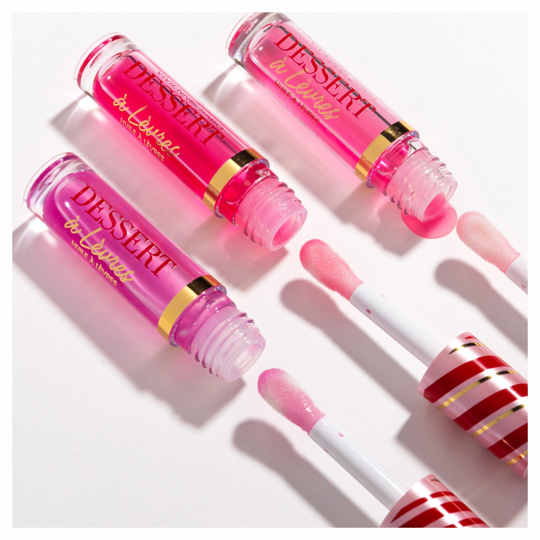 Масло для губ Dessert a Levres, тон 02 розовый от Vivienne Sabo + 6
