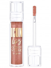 Блеск для губ Icon Lips Glossy Volume с эффектом объема, тон 506 caramel beige