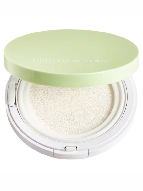 Солнцезащитный кушон неорганический Inorganic Mild Sun Cushion SPF50+ PA++++ 28г от Derma Factory + 1