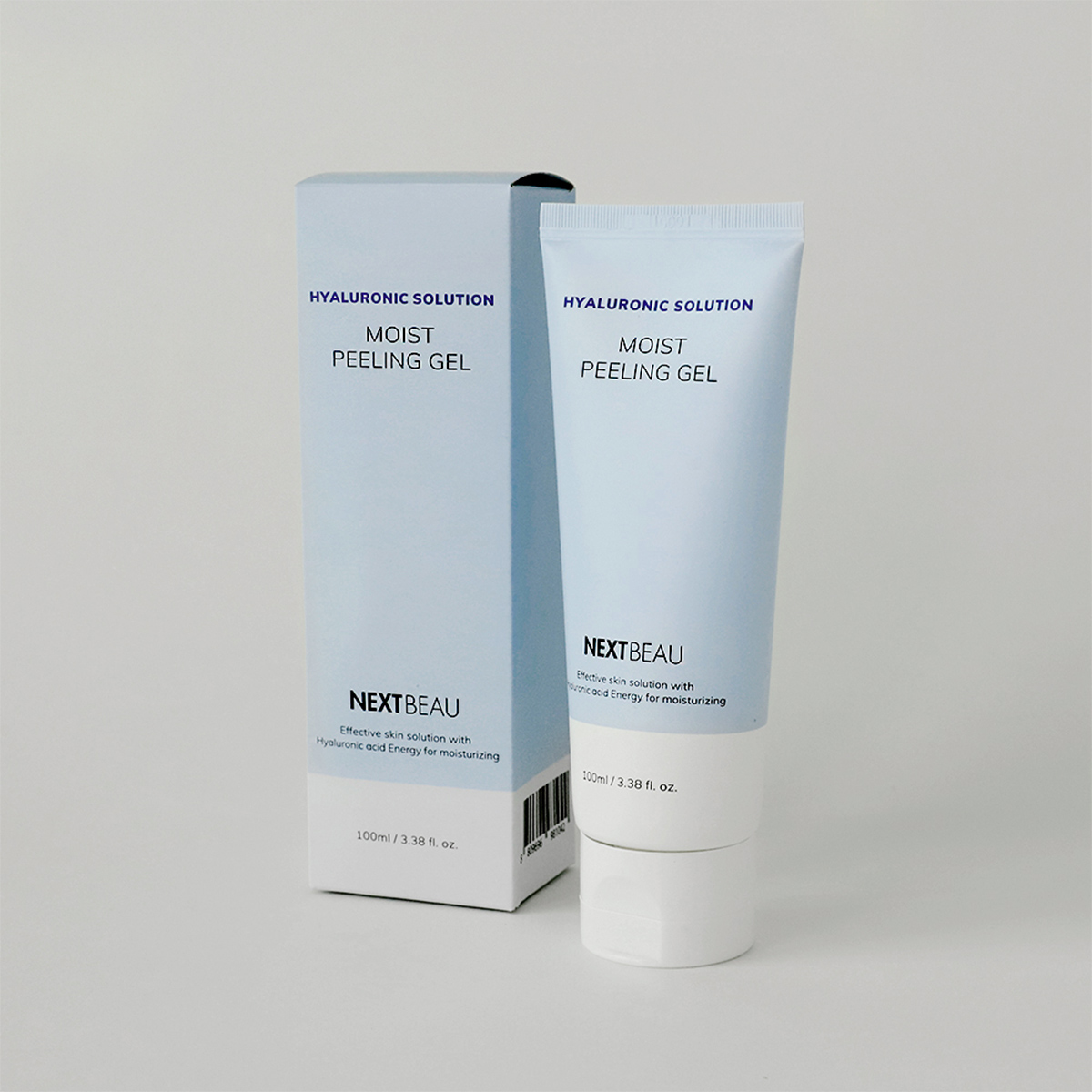 Гель увлажняющий отшелушивающий с гиалуроновой кислотой Hyaluronic Solution Moist Peeling Gel 100мл от Nextbeau + 5