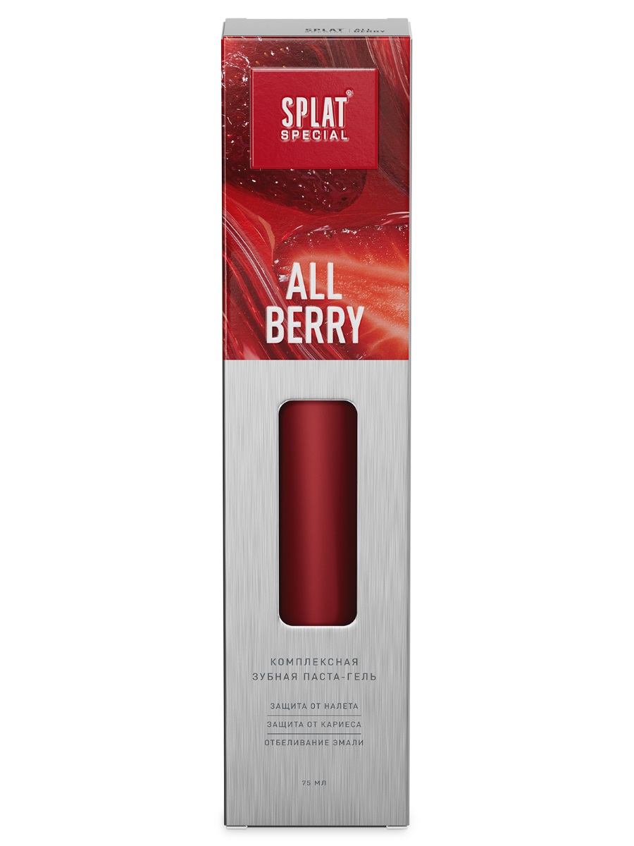 Special Зубная паста-гель комплексная Allberry 75мл от Splat + 3