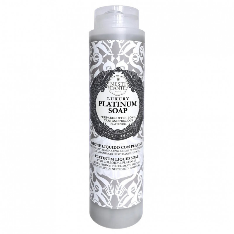 Гель для душа Юбилейное платиновое Anniversary Platinum Soap 300мл от Nesti Dante + 1