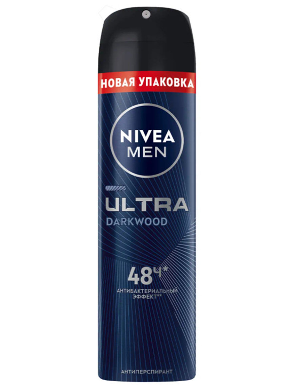 Men Дезодорант антиперспирант спрей Ultra 150мл  от Nivea + 1