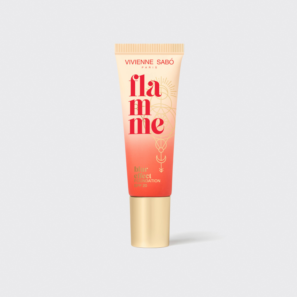 Тональный крем SPF20 Flamme, тон 01 слоновая кость от Vivienne Sabo + 5