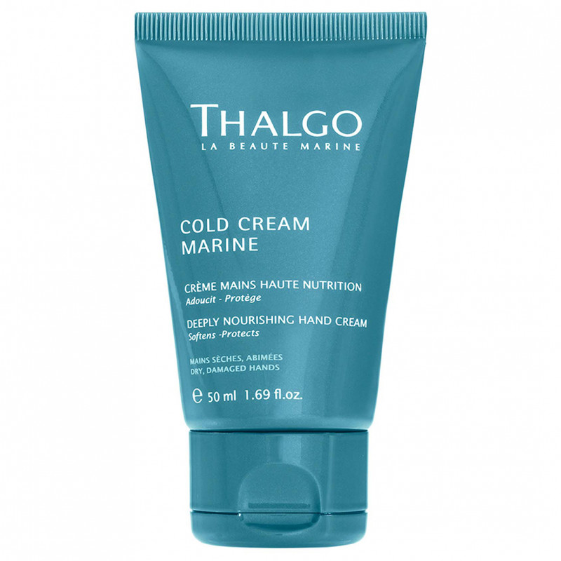 Cold Cream Marine Восстанавливающий насыщенный Крем для рук Deeply Nourishing Hand Cream 50мл от Thalgo + 1