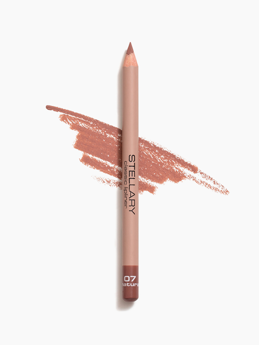 Карандаш для губ, тон 07 natural / бежевый от Stellary + 2