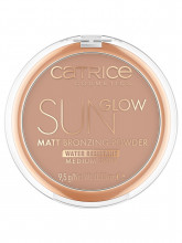 Пудра бронзирующая с эффектом загара Sun Glow Matt Bronzing Powder, тон 030 Medium Bronze
