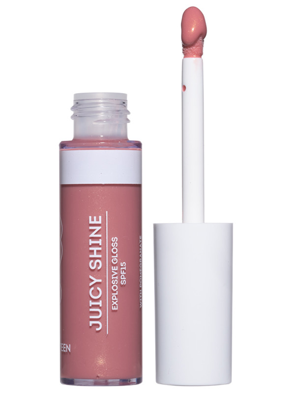 Блеск для губ сияющий Juicy Shine SPF15, тон 02 глянец от Seventeen + 1