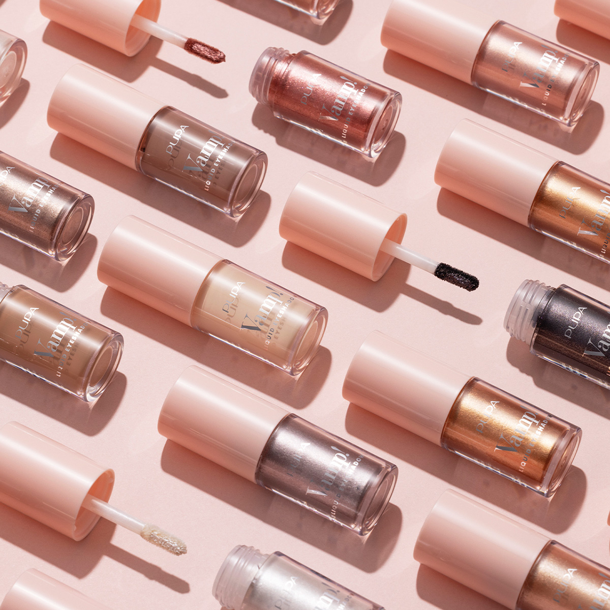 Тени для век жидкие Vamp! Liquid Eyeshadow, тон 004 rose от Pupa + 6
