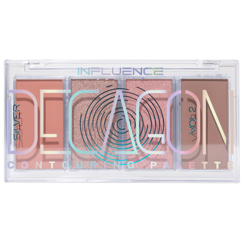 Палетка контуринга Silver Decagon, тон 02 от Influence Beauty + 1