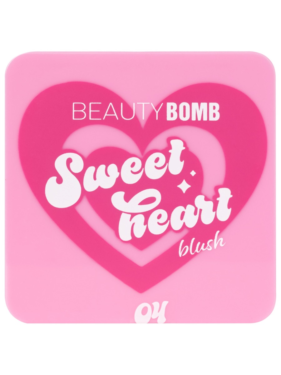 Румяна Sweetheart, тон 04 Valentine / матовая фуксия от Beauty Bomb + 5