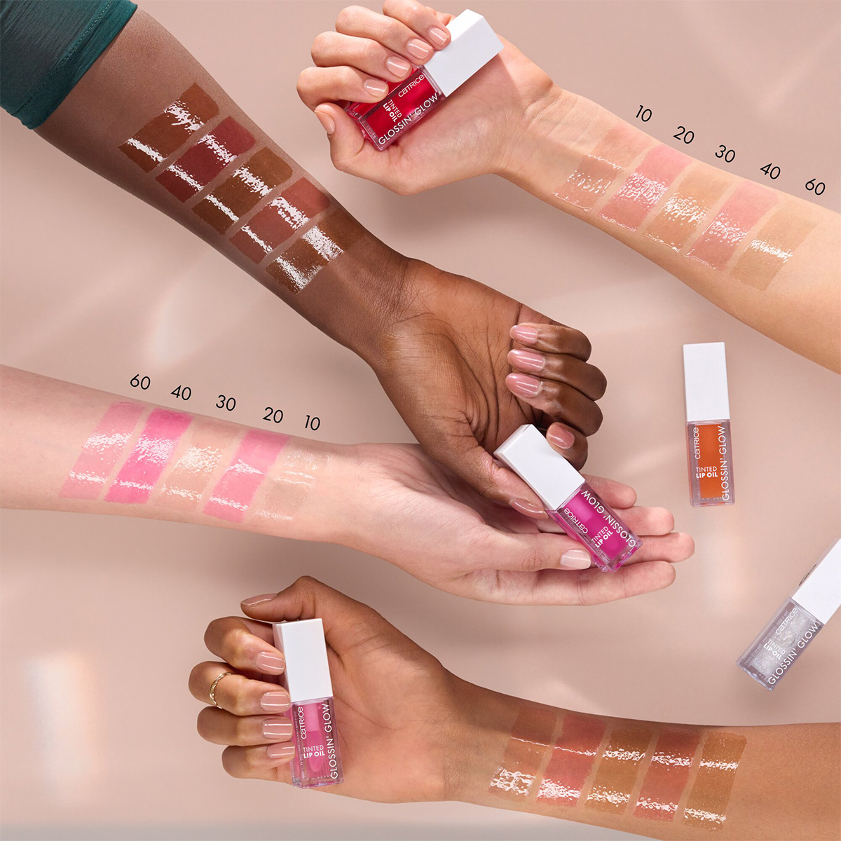 Масло для губ Glossin' Glow Tinted, тон 040 Glossip Girl от Catrice + 9