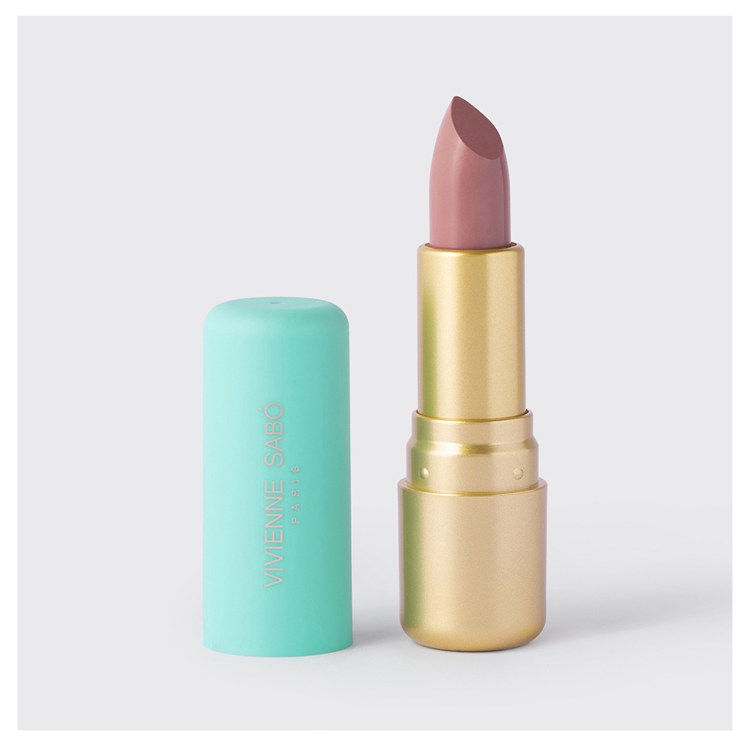 Помада для губ Nude Createur, тон 02 светло-бежевый от Vivienne Sabo + 3