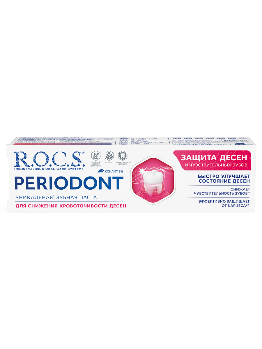 Зубная паста Periodont 94г от R.O.C.S. + 5