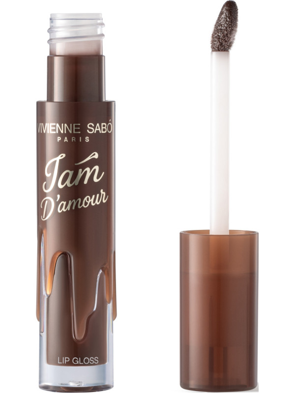 Блеск для губ Jam d'Amour, тон 10 шоколадный от Vivienne Sabo + 1