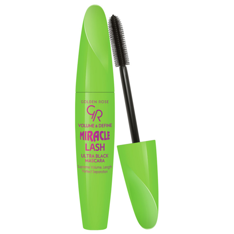 Тушь для ресниц Miracle Lash ультра черная от Golden Rose + 1