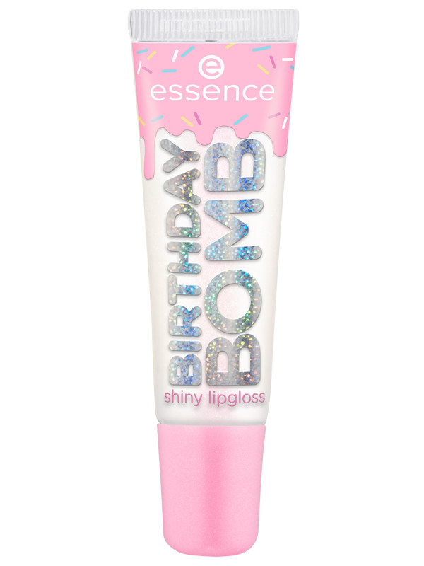 Блеск для губ Birthday Bomb, тон 01 Cake My Day! от Essence + 1