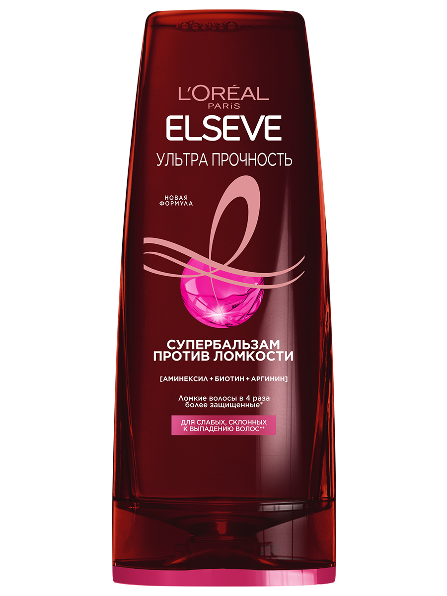 Elseve Супербальзам для волос против ломкости Ультра Прочность 400мл от L'Oreal Paris + 4