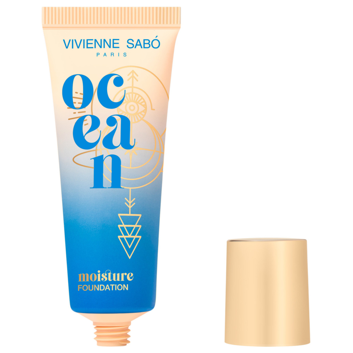Увлажняющий Тональный крем Ocean, тон 03 темно-бежевый от Vivienne Sabo + 4