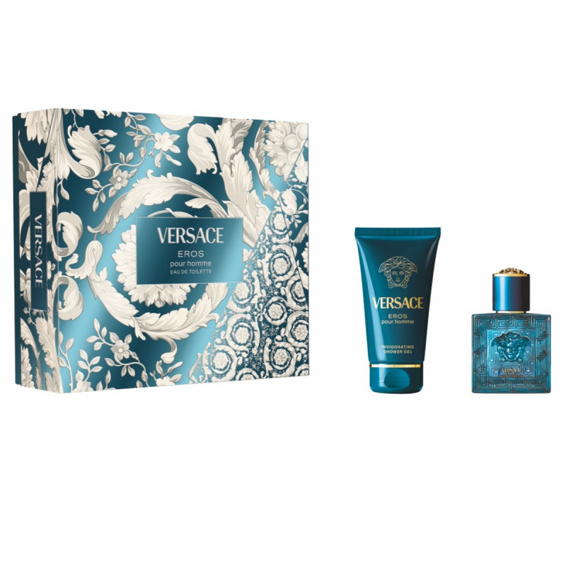 Подарочный набор мужской Eros (Туалетная вода 30мл + Гель для душа 50мл) от Versace + 1