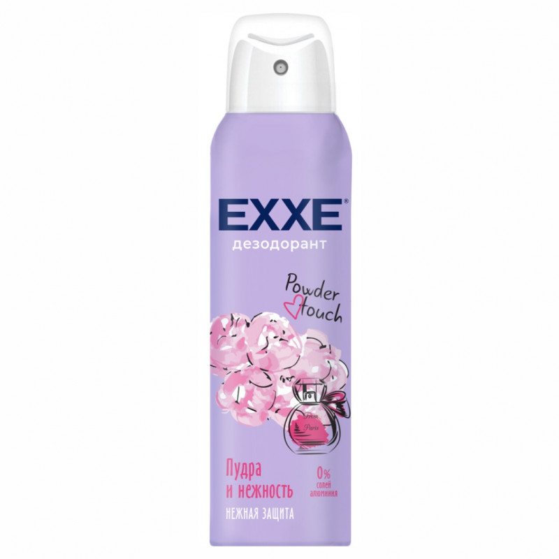 Дезодорант спрей женский Пудра и нежность Powder Touch 150мл  от EXXE + 1