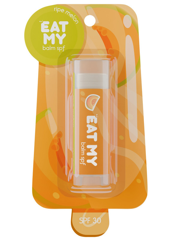 Бальзам для губ c SPF30 Спелая дыня 4,8г от Eat My + 1