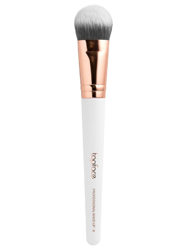 Кисть для тонального крема угловая Angled Foundation Brush F06 от TopFace + 1