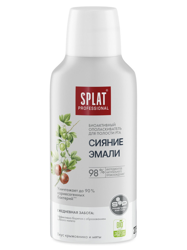 Professional Ополаскиватель для полости рта Сияние эмали 275мл от Splat + 1