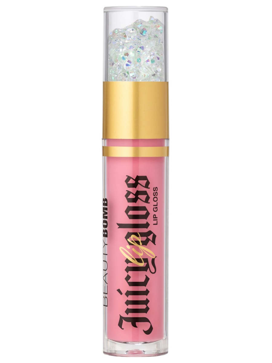 Блеск для губ Juicy, тон 09 Blonde glamour от Beauty Bomb + 4