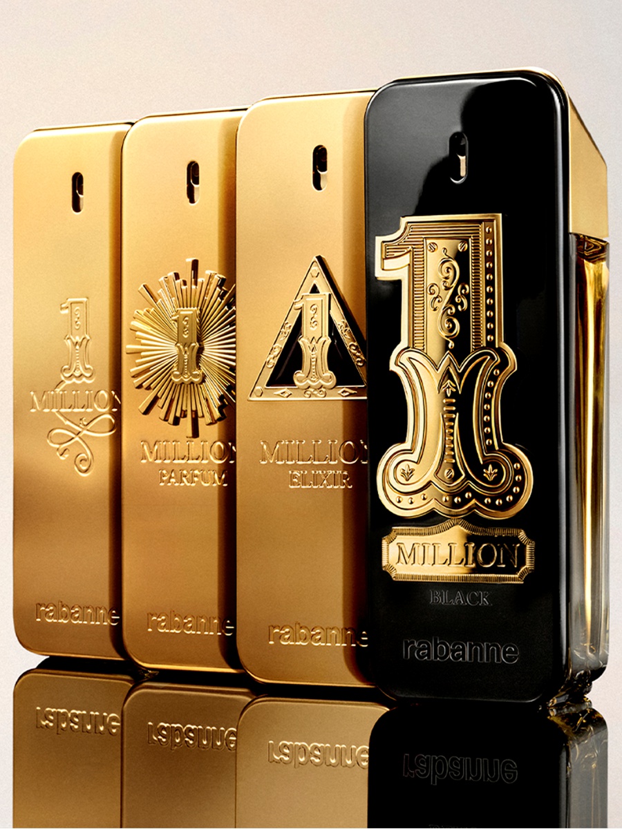 1 Million Black Парфюмерная вода мужская 50мл от rabanne + 4