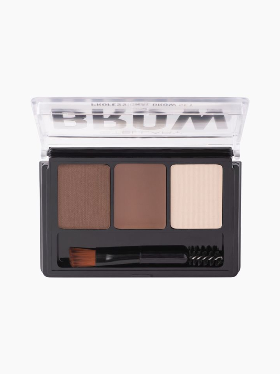 Набор для бровей Professional Brow Set, тон 02 brunette от Stellary + 2